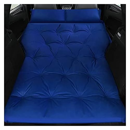 LXUXZ Car Multifunctional Automatic Inflatable Mattress SUV Special Air Mattress Lathe Adult Sleep Mattress Car Travel Bed Faux Suede (Color : A, Size : 180x132cm)
