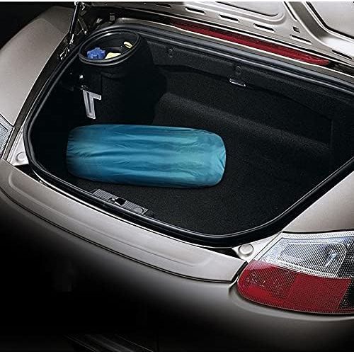  LXUXZ Car Sleeping Bed Automatic Air Mattress Travel Bed SUV Trunk Sleeping Outdoor Cushions Self-Driving Tour Camping Rest Pad (Color : Green, Size : 180x130cm)