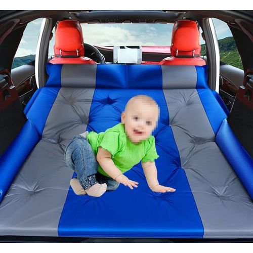  LXUXZ Car Air Inflatable Travel Mattress Bed Car Accessories Inflatable Bed Travel Goods for Outdoor Camping Mat Cushion (Color : Red, Size : 180x132cm)