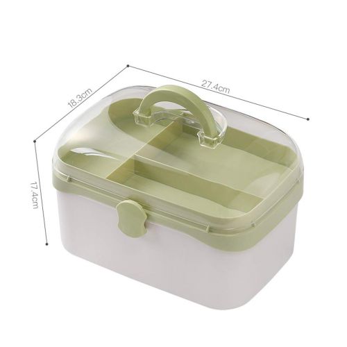  LXYFMS First aid kit LXYFMS Medicine Box Household Medicine Storage Box Family First Aid Kit Medical Box Dormitory Children Small Storage Box (Size : L)