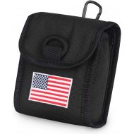 LZFAN Golf Range Finder Bag Hard Case, Rangefinder Nylon Pouch Waist Bag with Magnetic Closure Pocket, Essential Accessory for Golf