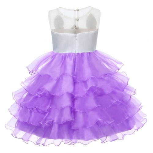  LZH Girl Unicorn Flower Dress Birthday Party Cosplay Costume Pageant Princess Dresses