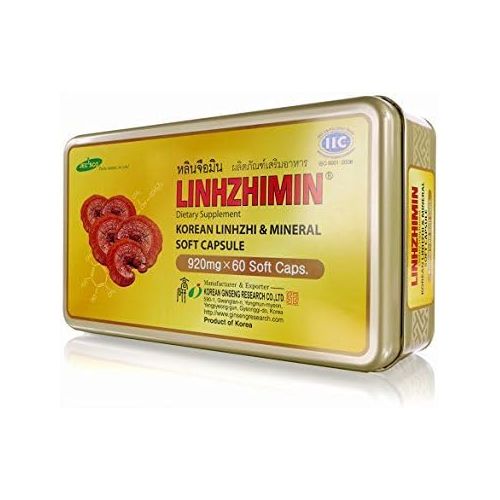  LZM 2 BOX LINHZHIMIN Dietary Supplement Korean Linhzhi & Mineral Soft Capsule 120 CAPS