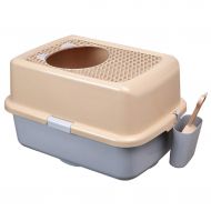 LZRZBH Pet Toilet ，Top-in Cat Litter Tray, Fully Enclosed, Extra Large Litter Boxes, Cat Pot Splash Prevention, Deodorization, Pet Potty Cat Sand Pot Cat Supplies
