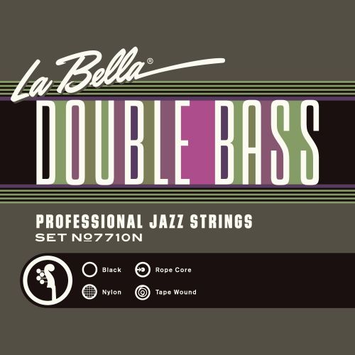  La Bella LaBella L7710Professional Series Nylon Strings for Double Bass SET 3/4