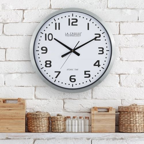  La Crosse Technology 404-1220 20 Inch Extra Large Atomic Analog Wall Clock