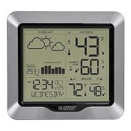 La Crosse Technology Advanced Wireless Weather Station: Dynamic Icons, Barometric Pressure, Atomic Time, Temperature/Humidity Gauge, Recording, Stylish Display, Fast Reception & Long Range (330 Feet)