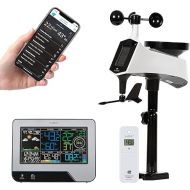 La Crosse Technology V41-PRO-INT Wi-Fi Professional Weather Center with Combo Sensor and Remote Monitoring, Silver