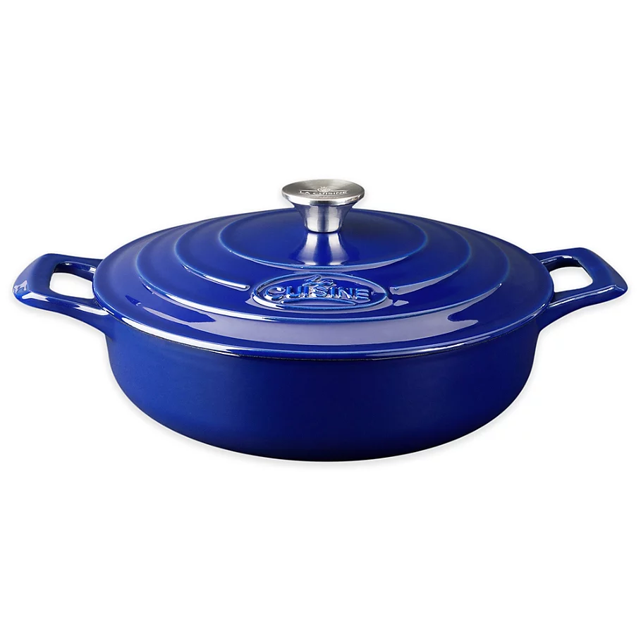  La Cuisine PRO Saute 3.75 qt. Cast Iron Casserole