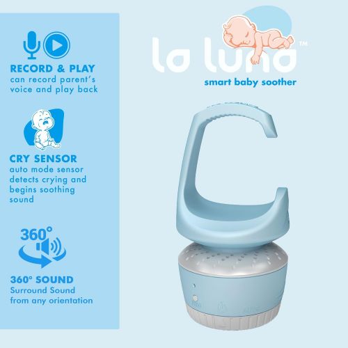  La Luna Baby Soother Back to Sleep Shusher Cry Sensor and Mommy Sound Recording Feature by LaLuna Baby