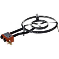 La Paella Garcima Paella Dual Ring Butane/Propane Gas Burner, Black, 40 cm