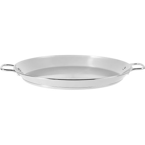  La Paella Garcima 16-inch Stainless Flat Bottom Paella Pan, 40cm