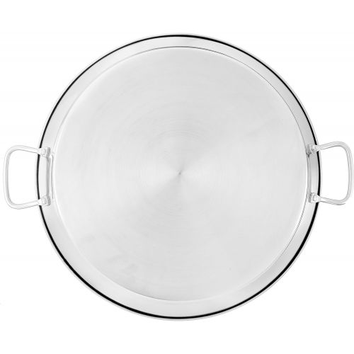  La Paella Garcima 16-inch Stainless Flat Bottom Paella Pan, 40cm