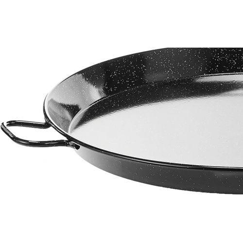  La Paella Garcima 32-Inch Enameled Steel Paella Pan, 80cm