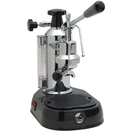  La Pavoni EPBB-8 Europiccola 8-Cup Lever Style Espresso Machine, Black Base