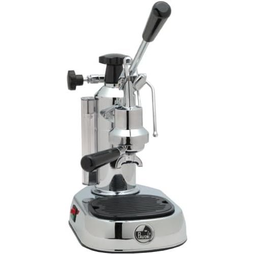  La Pavoni EPC-8 Europiccola 8-Cup Lever Style Espresso Machine, Chrome