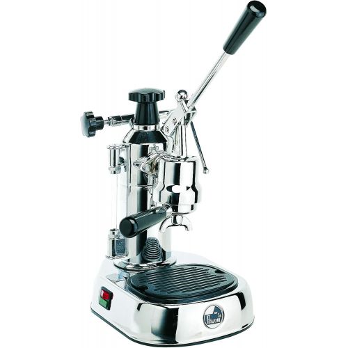  La Pavoni EPC-8 Europiccola 8-Cup Lever Style Espresso Machine, Chrome