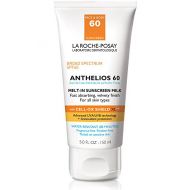 [아마존베스트]La Roche-Posay Anthelios Melt-In Sunscreen Milk Broad Spectrum SPF 60, Water Resistant & Oil Free, Suitable for Sensitive Skin