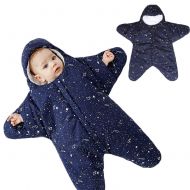 LaChaDa Baby Sleeping Bag Cotton Wearable Blanket Sleepsuit Autumn Winter Swaddle Blankets Newborn Toddler