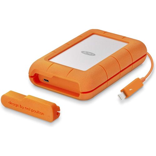  LaCie Rugged Thunderbolt USB-C 4TB Portable Hard Drive STFS4000800