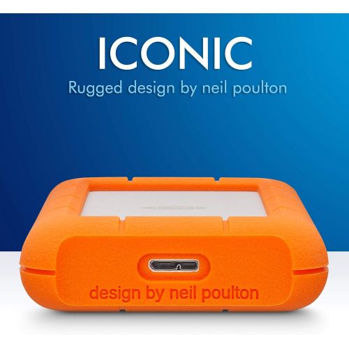  [아마존베스트]LaCie LAC9000298 Rugged Mini 2TB External Hard Drive Portable HDD - USB 3.0 USB 2.0 Compatible, Drop Shock Dust Rain Resistant Shuttle Drive, For Mac And PC Computer Desktop Workst