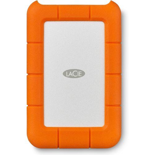  [아마존베스트]LaCie (LAC9000633) Rugged Mini 4TB External Hard Drive Portable HDD  USB 3.0 USB 2.0 Compatible, Drop Shock Dust Rain Resistant Shuttle Drive, For Mac And PC Computer Desktop Work