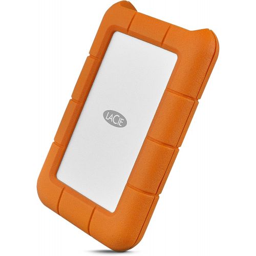  [아마존베스트]LaCie Rugged USB-C 5TB External Hard Drive Portable HDD  USB 3.0, Drop Shock Dust Rain Resistant Shuttle Drive, for Mac and PC Computer Desktop Workstation Laptop, 1 Month Adobe C