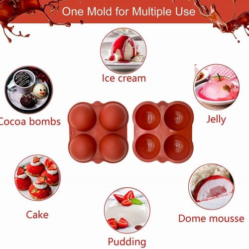  [아마존베스트]LaGaLian Diamond Heart Silicone Mold, Heart Molds for Chocolate 9 pcs Love Mousse Cake 3D Baking Pan Set with Wood Hammers Letter Number Mold Trays Non-Sticky Cookie Dessert Mould for Home