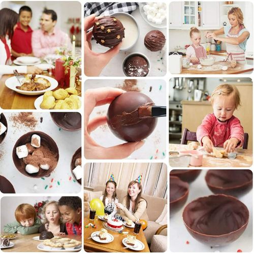  [아마존베스트]LaGaLian Diamond Heart Silicone Mold, Heart Molds for Chocolate 9 pcs Love Mousse Cake 3D Baking Pan Set with Wood Hammers Letter Number Mold Trays Non-Sticky Cookie Dessert Mould for Home