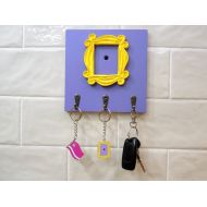 /LaRetrotienda FRIENDS tv show friends peephole frame Wall Mounted Key Holder friends door frame