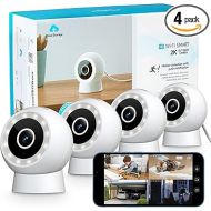 LaView 4MP 2K Security Cameras Outdoor Indoor Wired,IP65, Starlight Sensor & 100 Ft Night Vision,Motion/Person Detection,2-Way Audio/Spotlight,US Cloud,Compatible With Alexa,iOS & Android & Web Access