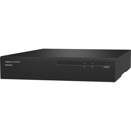  Lab.Gruppen FA2402 Two-Channel 240W Commercial Amplifier with Direct Drive Technology and Dante Networking