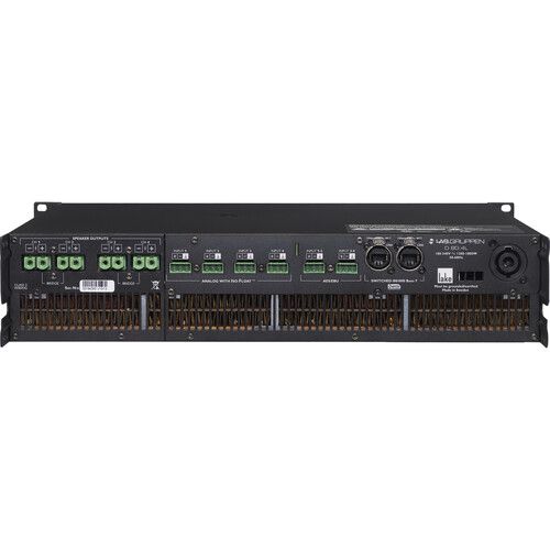  Lab.Gruppen D 80:4L 8000W Installation Amplifier with Lake DSP and Digital Audio Networking