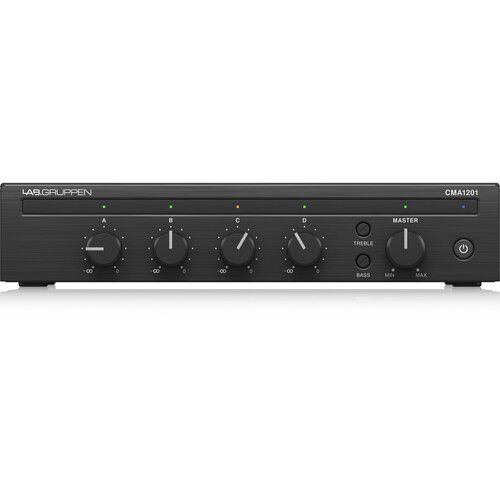  Lab.Gruppen CMA1201 120W Commercial Mixer Amplifier with 4 Inputs