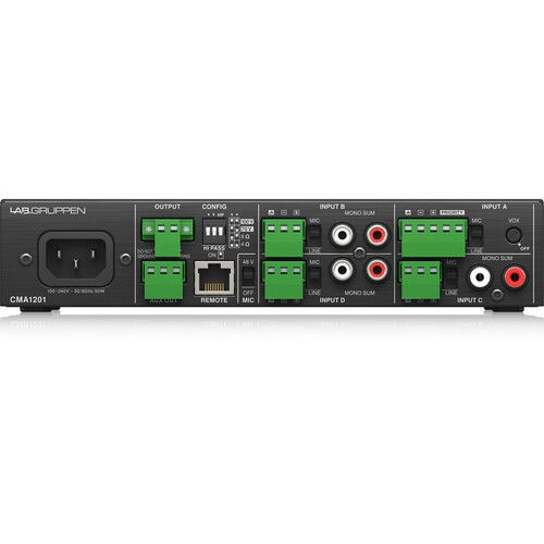  Lab.Gruppen CMA1201 120W Commercial Mixer Amplifier with 4 Inputs