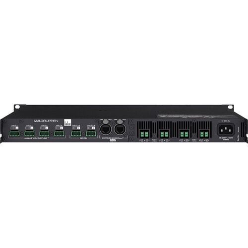  Lab.Gruppen D 20:4L 2000W Amplifier with 4 Output Channels, Lake DSP & Dante Networking