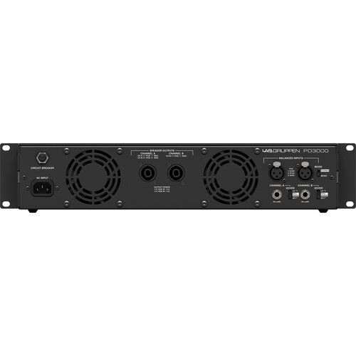  Lab.Gruppen PD3000 Two-Channel 3000W Power Amplifier with SM-GO Power Management