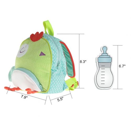  Labebe Baby Soft Stuffed Animal Backpack, Safe Kid Bag with Anti-lose Leash