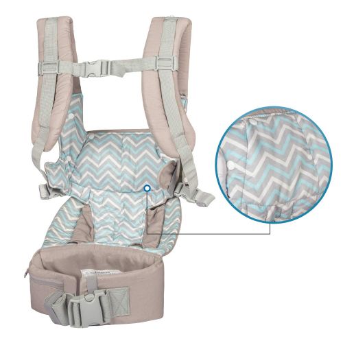  Labi Premium Cotton Baby Carrier with Adjustable Bucket Seat, Ergonomic All Position Baby Backpack with Tuckaway Hood, One of The Most Comfortable Baby Carrier Wrap for Infant & To