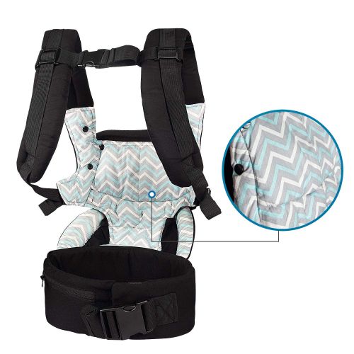  Labi Premium Cotton Baby Carrier with Adjustable Bucket Seat, Ergonomic All Position Baby Backpack with Tuckaway Hood, One of The Most Comfortable Baby Carrier Wrap for Infant & To