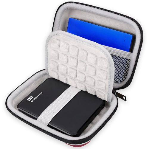  Lacdo Hard Drive Case for Seagate Portable Expansion Seagate One Touch Seagate Game Drive Seagate Backup Plus Slim Portable External Hard Drive 1TB 2TB 3TB 4TB 5TB USB 3.0 2.5 Inch