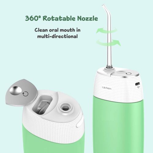  [아마존 핫딜]  [아마존핫딜]Lachen Water Flosser Portable Cordless Dental Oral Irrigator Mini Rechargeable Electric Flossing for Clean Teeth...