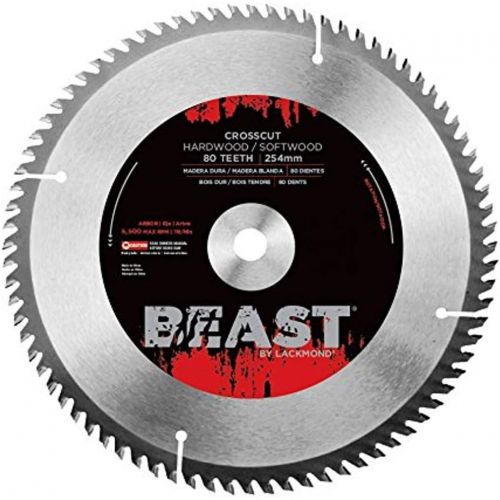  [아마존베스트]Lackmond Beast Crosscut Saw Blades - ATB Grind - 12 Hardwood/Softwood Cutting Tool with Thin Kerf and High Tooth Count For Fine Cuts & 1 Arbor - WCB12060