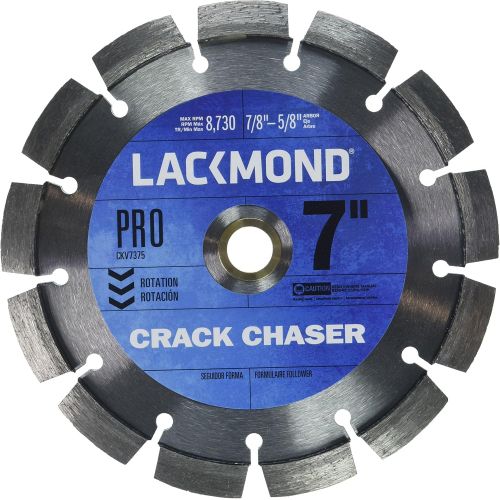  [아마존베스트]Lackmond Pro V-Shaped Saw Blade - 7 Concrete Crack Chaser withV Shape Segment for Clean Concrete Cuts & 7/8 - 5/8 Arbor - CKV7375