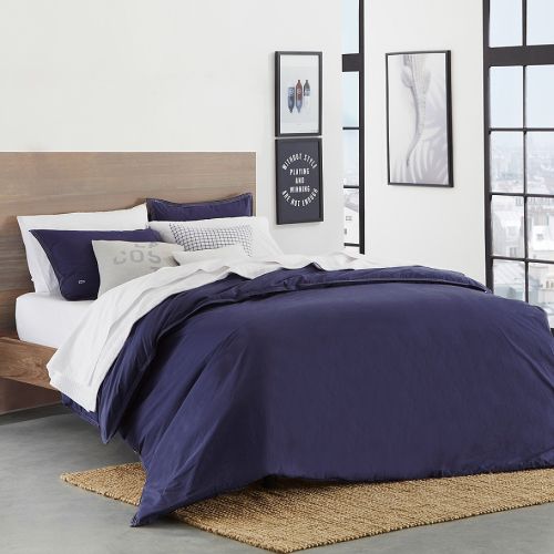 라코스테 Lacoste Washed Solid Duvet Cover Set