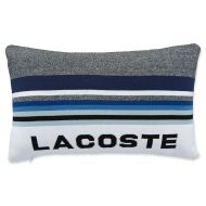 Lacoste Ski Oblong Throw Pillow in BlueWhite
