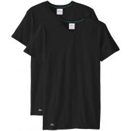 Lacoste Mens 2-Pack Colours Cotton Stretch V-Neck T-Shirt
