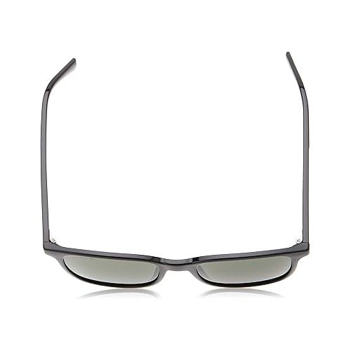 라코스테 Lacoste Men's Stripes & Piping Rectangular Sunglasses