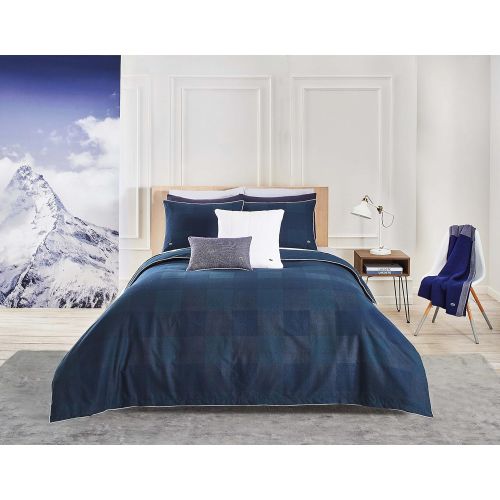 라코스테 Lacoste Chantaco Duvet Set, King, Moss