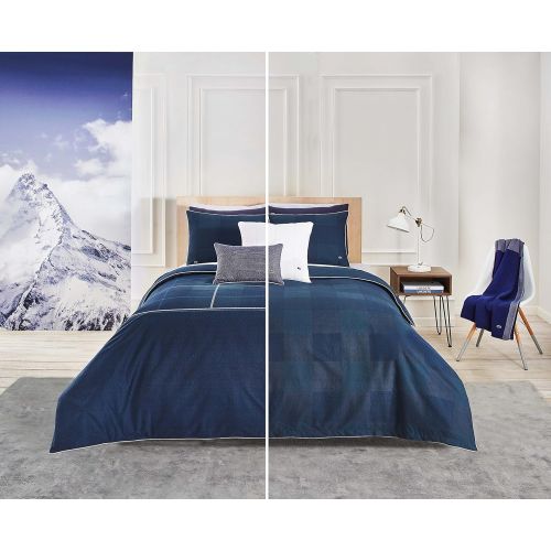 라코스테 Lacoste Chantaco Duvet Set, King, Moss